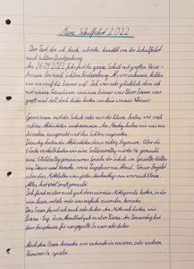 text Schulfahrt